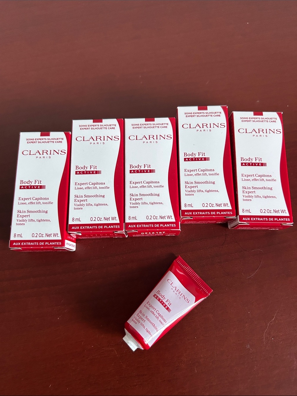8mlx5 Clarins Body Fit Skin Smoothing Expert set